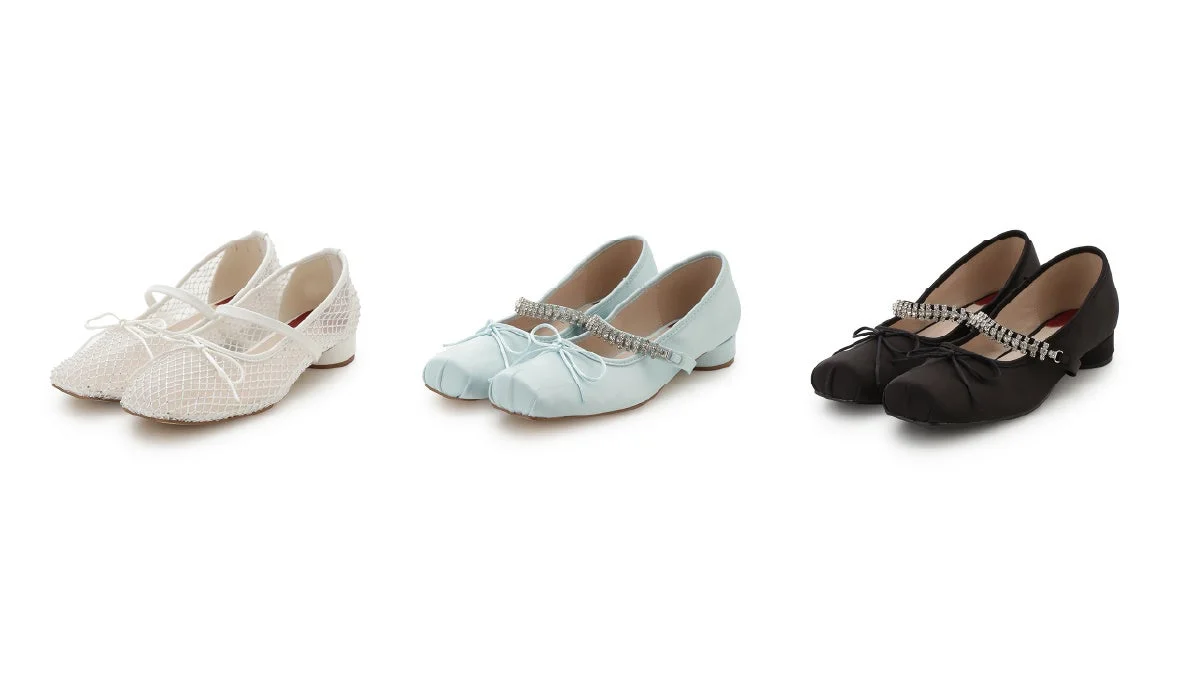 スクエアバレエシューズ