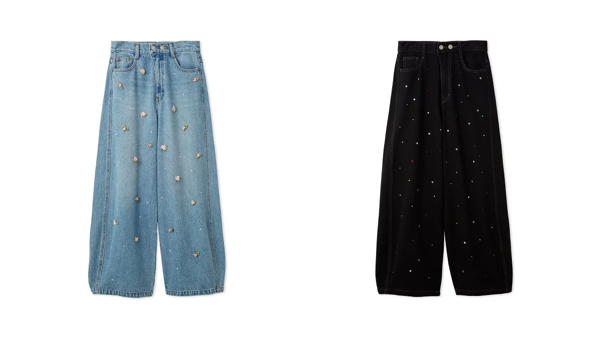 バリエーションビジューデニム