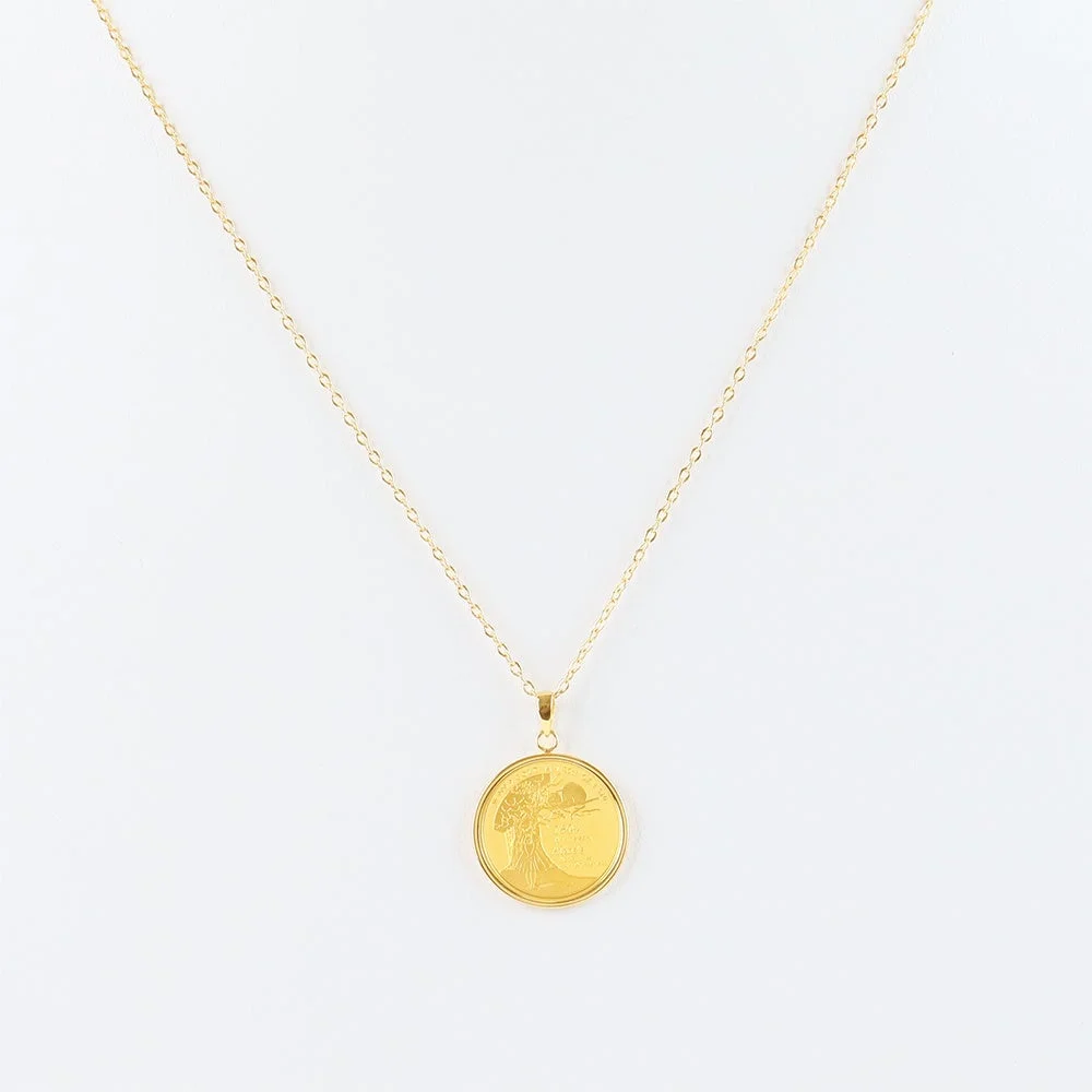 ネックレスとコイン