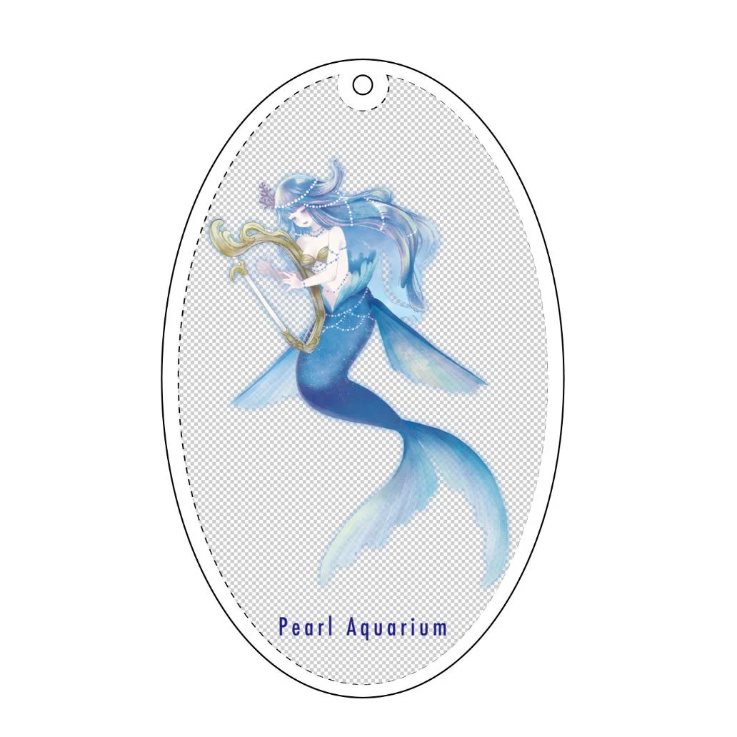 ハープ人魚キーホルダー