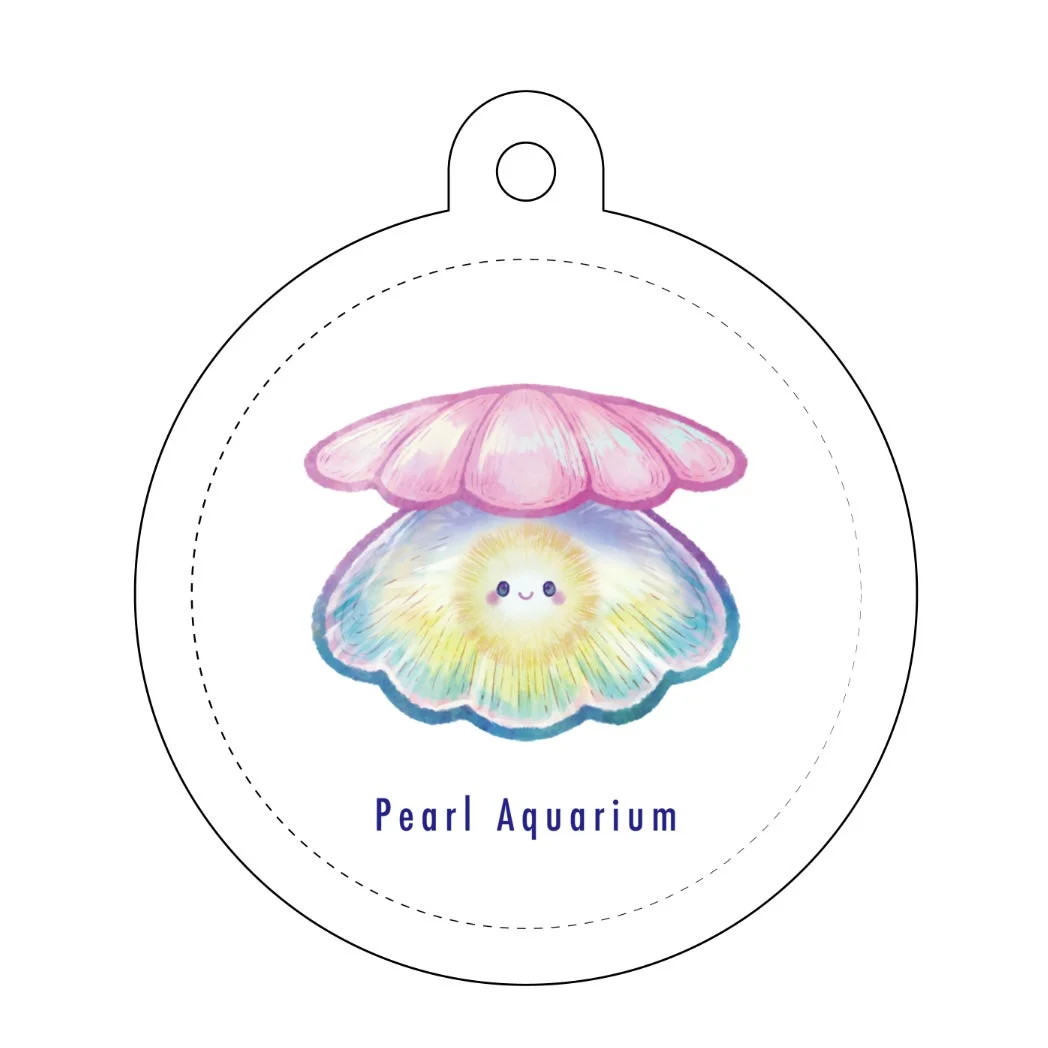 貝殻キーホルダー