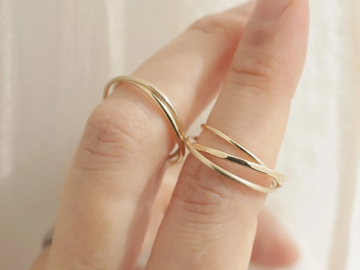 レイヤードリング着用例