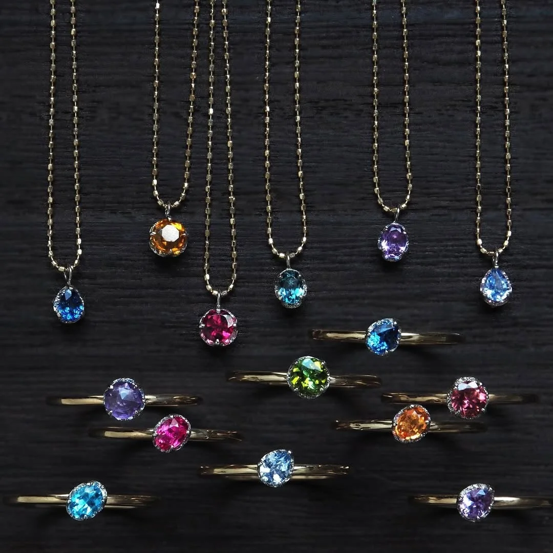 Coconシリーズのネックレスとリング